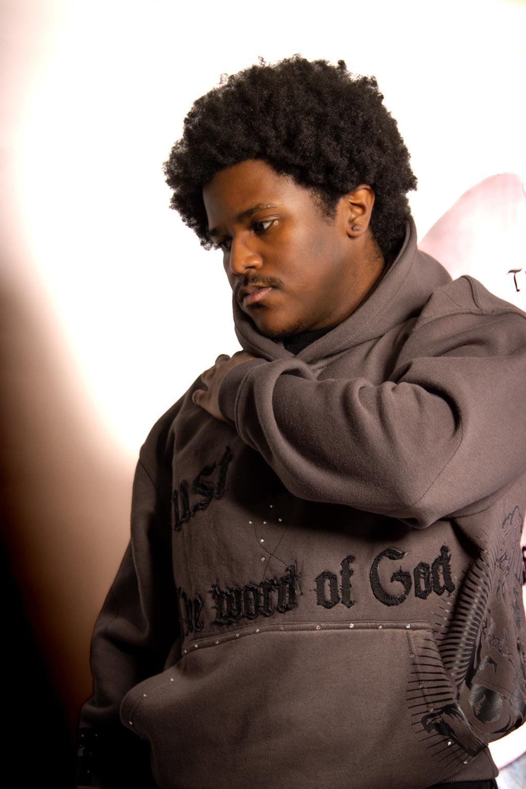 Dark Gray Just Believe Hoodie